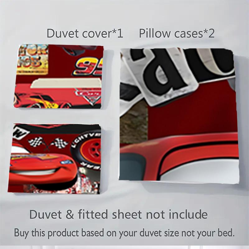 3Pcs Cars Movie Collage Bedding Sets For All Sizes New 3D Printed Bed Cover Comforter Duvet Cover Pillowcase Bedroom Decoration