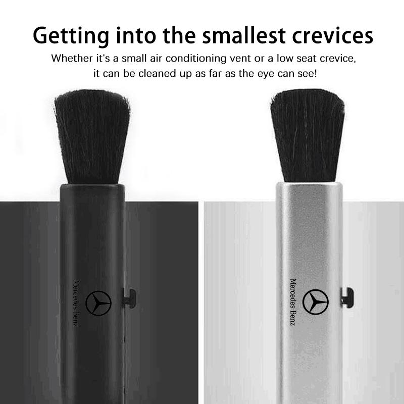 AABII1 For Benz Car Retractable Cleaning Brush Outlet Dusting Small Brush Interior Accessories CITAN VITO SPRINTER CLS SLK Sport ML