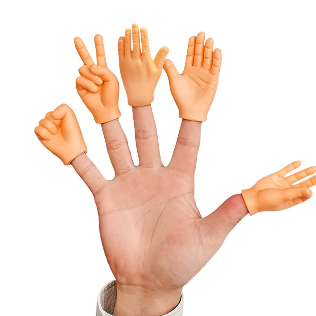 5 шт. Пальчиковые куклы Новинка Смешные Игрушки для Левой и Правой Руки Для Игры и Вечеринки