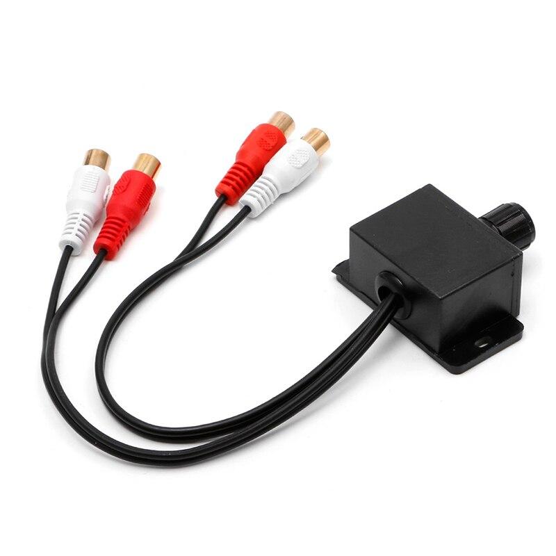 Автомобильный аудиоусилитель, басовый уровень RCA, ручка дистанционного управления громкостью LC-1, универсальный
