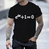 Винтажная забавная футболка с дизайном Пи, футболка с тождеством Эйлера, мужская футболка, женские футболки, топы, свободная одежда с короткими рукавами оверсайз, топ в стиле Y2k