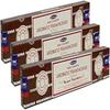 Ароматические палочки благовоний Nag Champa Agarbatti 45 граммов в коробке | 3 упаковки по 15 граммов в коробке | Экспортное качество
