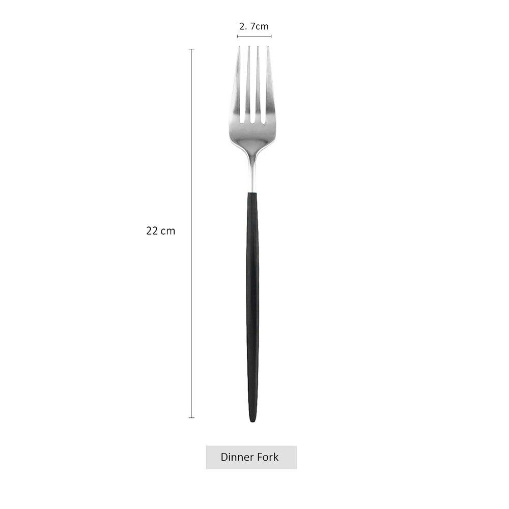 4/6 шт. Роза, обеденная вилка, столовая посуда из нержавеющей стали, столовые приборы, вилка для десерта и салата, отель, свадьба, вечеринка, радужная посуда, набор столовых приборов