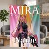 Mira Custom Flannel Blankets Soft Warm Cozy Throws for Home Decor Holiday Gifts