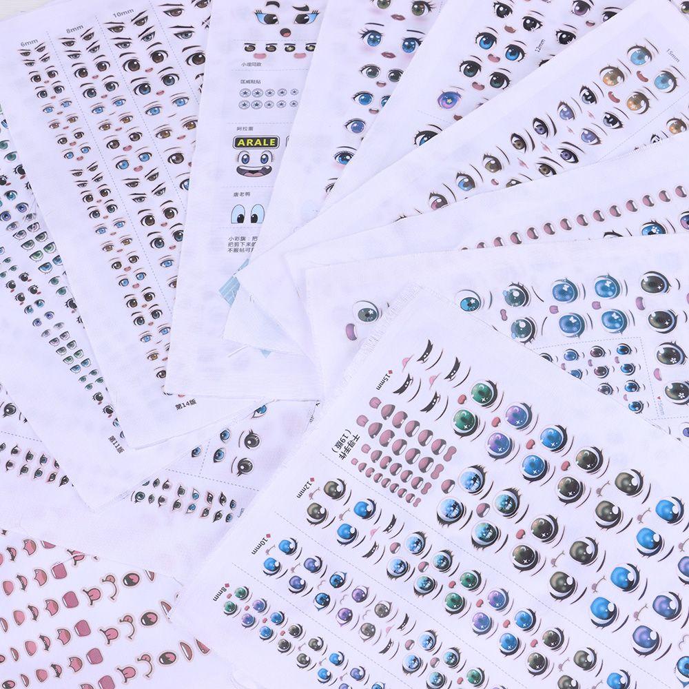 Куклы Пошив Макияж Одевание Игрушка Вязаная крючком кукла Тканевые глаза рот Кукольный глаз Кукольные глаза рот Костюм