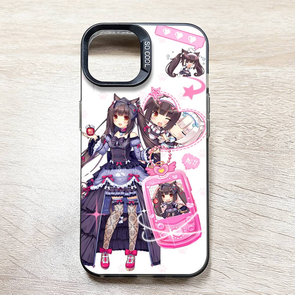 N-Nekopara-S Chocola Vanilla Phone Case for iPhone 17 16 15 14 13 12 11 Pro Plus Max Mini X XS Silicone Hard Cover