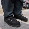 Clarks Originals Wallabee Модные Ретро Удобные Повседневные Обувь Мужские кроссовки Черный 261555147