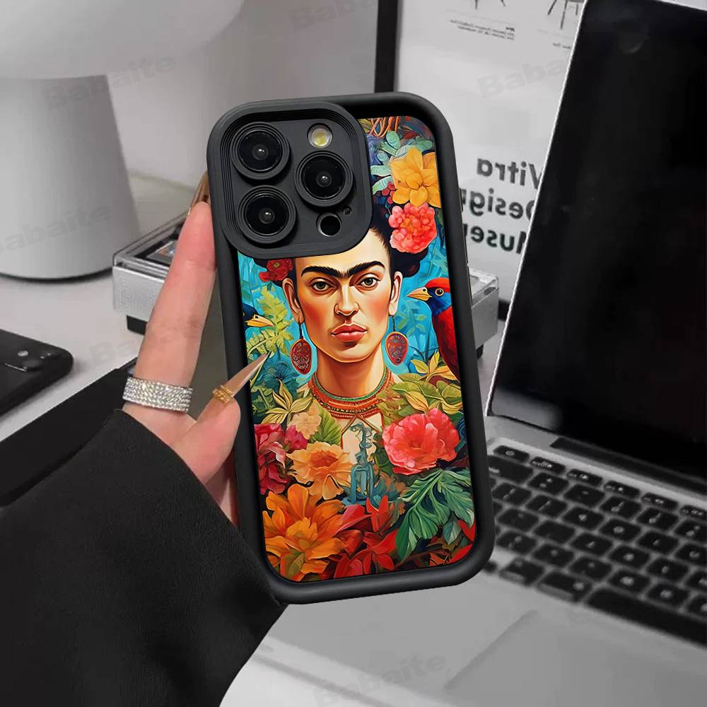 Fashion F-Frida K-KahlosS Phone Case For IPhone 17 16 15 14 13 12 11 Air Plus Pro Max Soft Back Cover