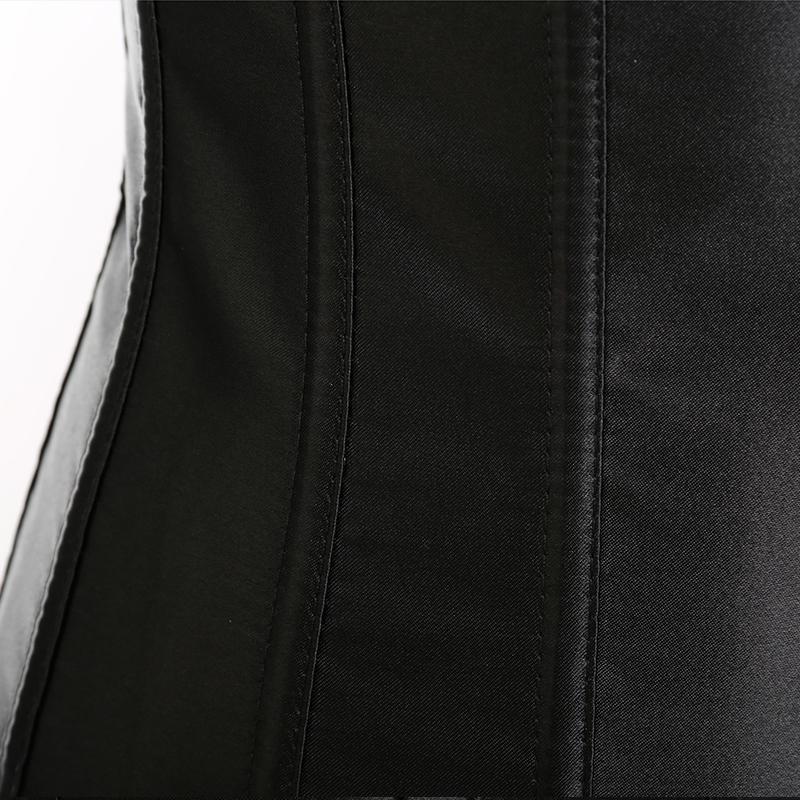 Сексуальный женский корсет чёрного цвета