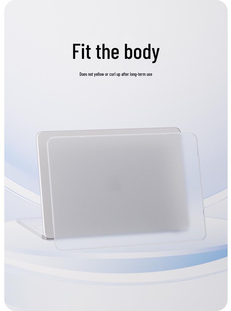 Защитный чехол MacBook Neo Frosted Matte Crystal Sand