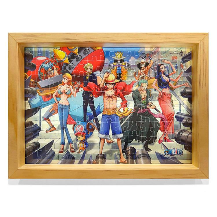 Пазл из 100 деталей - One Piece Крылья Свободы (Мини. кристалл. Рамка), популярная корейская головоломка