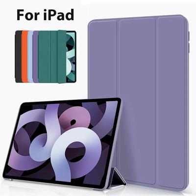 Умный магнитный чехол-книжка для iPad 10-го поколения Mini6 Air4 5 Pro 11 12,9 дюйма Тройной складной чехол для iPad Аксессуары для iPad Чехлы для планшетов с функцией автопробуждения