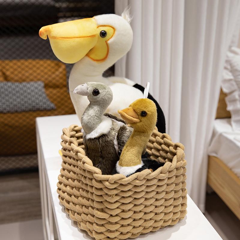Имитация стервятника, мягкая игрушка для животных, милый пеликан, плюшевая кукла, кавайный страус, плюшевая игрушка для детей, кукла, девочка, спящая подушка, диванная подушка, подарок на день рождения
