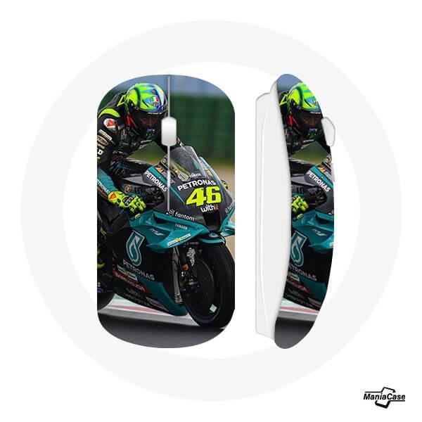 Wireless Mouse - Valentino Rossi - Moto - WiFi USB Key Included - Compatible Mac and PC - Green