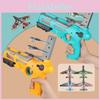 Захватывающий игрушечный пистолет Nerf, запускающий пенные самолеты, для безопасного веселья на открытом воздухе и воздушных сражений