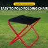 Прочный несущий складной небольшой табурет, прочный спортивный складной стул, складной стул для рыбалки и путешествий
