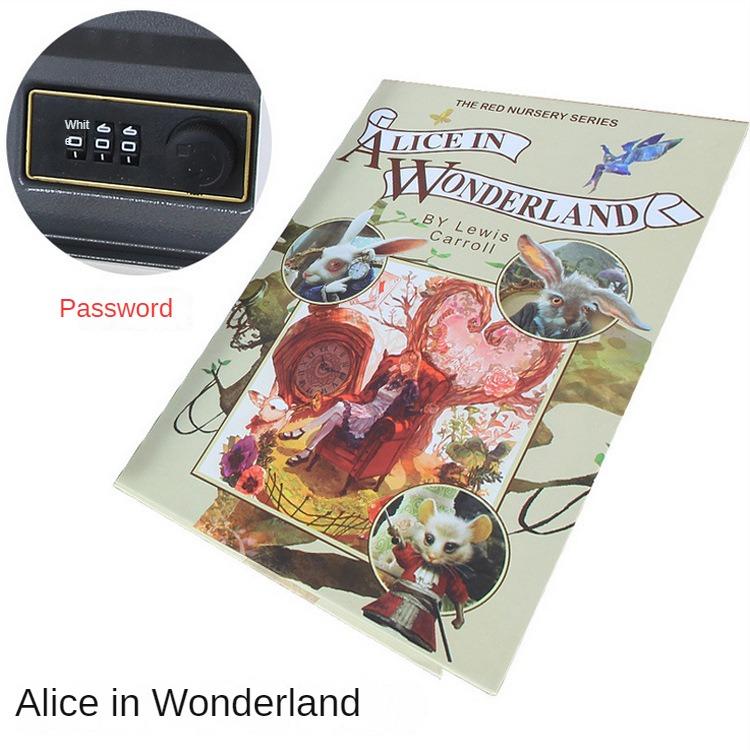 Книга-симулятор Творческая безопасная забавная книжная коробка Сейф с паролем