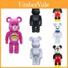 Высококачественная фигурка Bearbrick 400% Модная ПВХ Строительный блок Смелые Микки Фигурка