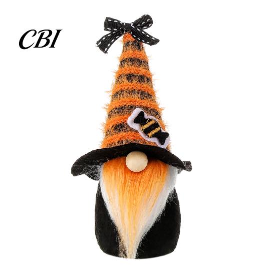 Halloween Party Supplies Gnome Decor, Cute Gradient Ghost Figurine, Faceless Statue Durable Decorations for Shelf Table, Spooky Ornament Home