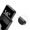 Чехол для телефона «Футболист с изображением футболиста» для Samsung Galaxy Z Flip 3 4 5, черный складной чехол для мобильного телефона, жесткий защитный чехол из ПК