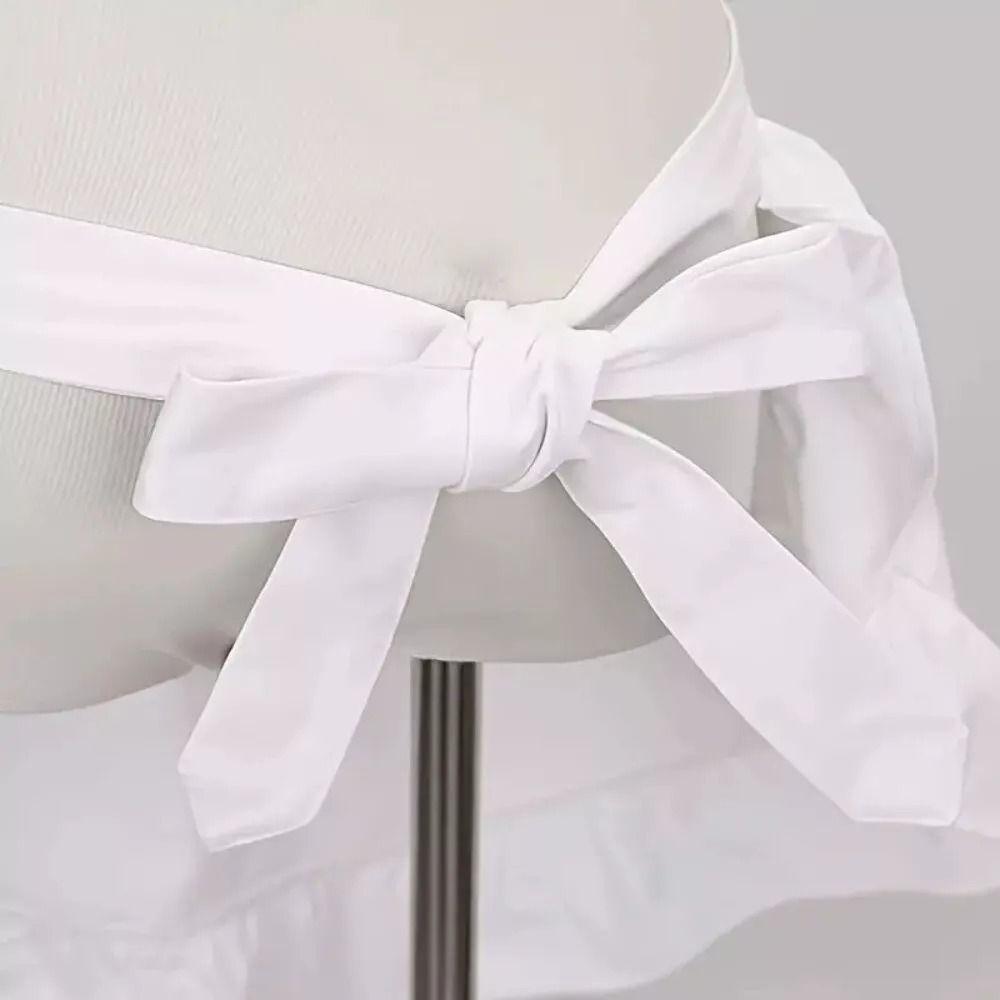 Dual Pockets Waist Apron European Style Work Apron New Home Cleaning Apron