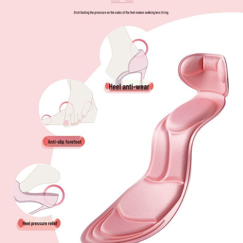 Женские противоскользящие вставки на высоком каблуке с острым носком - Регулируемая посадка