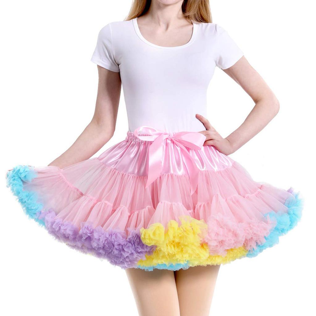 Женская нижняя юбка, свинг-юбка принцессы, хиппи, косплей, милый новый
