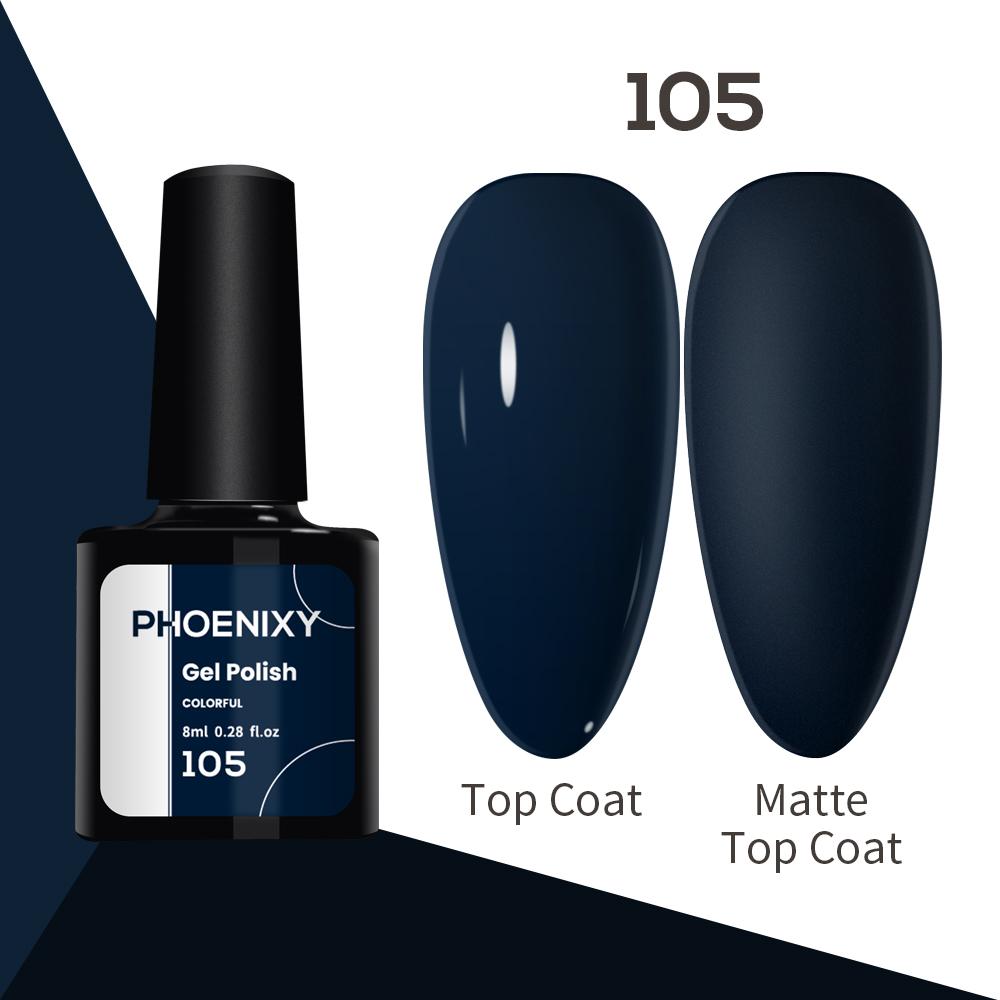 Лак для ногтей PHOENIXY, 8 мл, УФ-светодиодный гибридный лак для дизайна ногтей, гель-лайнер для маникюра, полупостоянная основа, верхнее покрытие, гель с блестками, блестящие цвета, гель