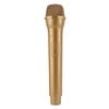 Simulated Microphone ABS Lightweight Realistic Handheld Mic Prop for Speech Practice Cosplay Photography