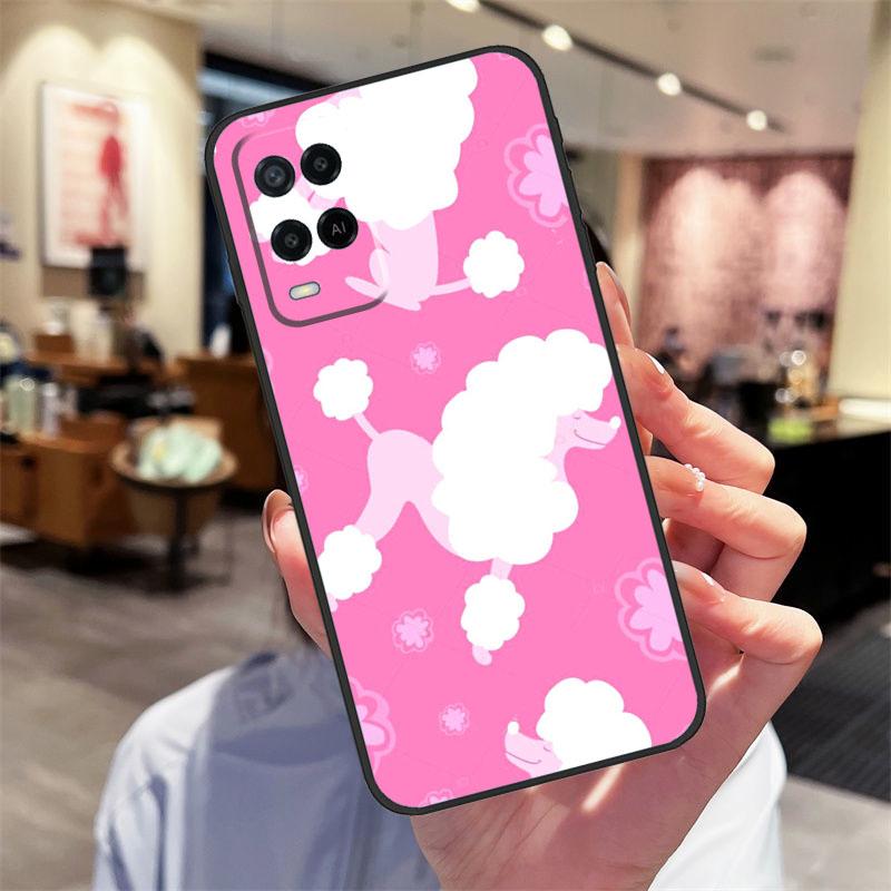 Пудели мультяшные Девчачий милый чехол для Oppo A94 A54 A40 A60 A80 A98 A78 A18 A38 A58 A16 A76 A96 A17 A77 A74 A57S A15