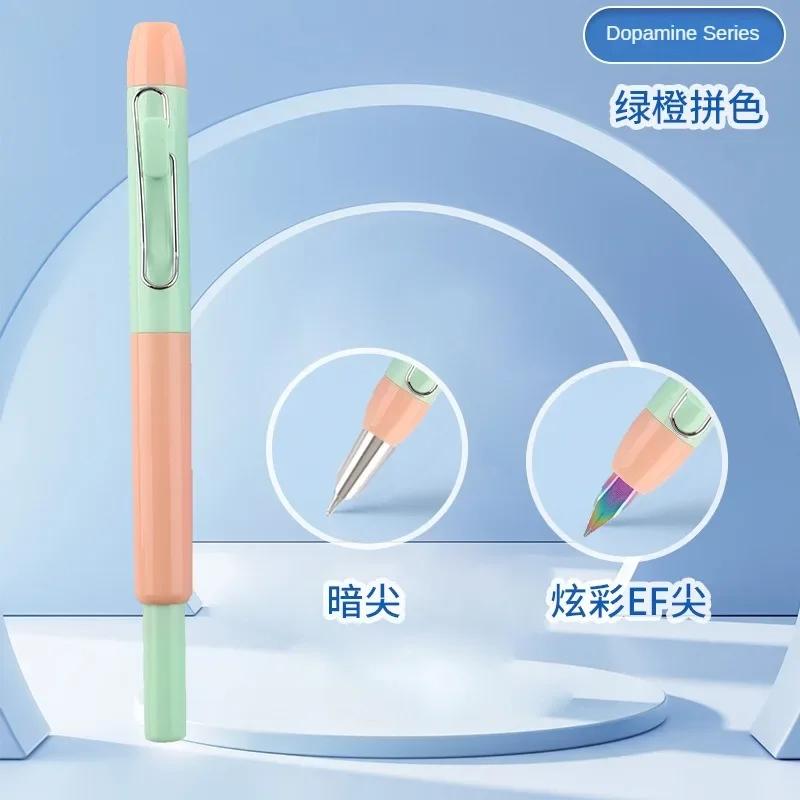 Lanbitou 3088/3088A Press Fountain Pen Retractable EF F Metal Writing Ink Pen School Office Supplies Stationery PK JINHAO 10
