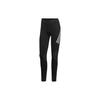 Adidas Ask Spr Lt 3S Striped Training Knit Fitness Pants Women Pants Black DQ3554