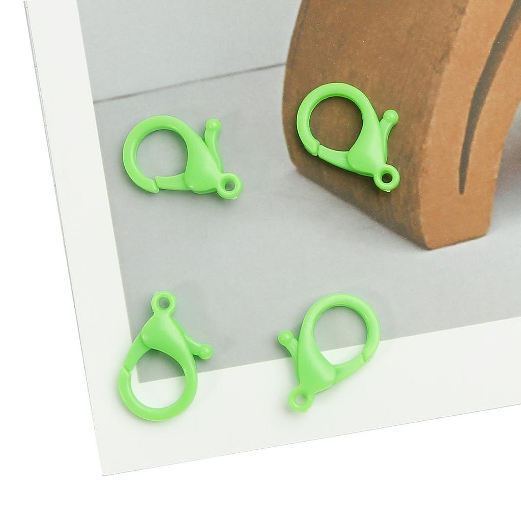 10 шт. пластиковый брелок для ключей красочные крючки клипсы карабин ручной работы аксессуары для изготовления ювелирных изделий