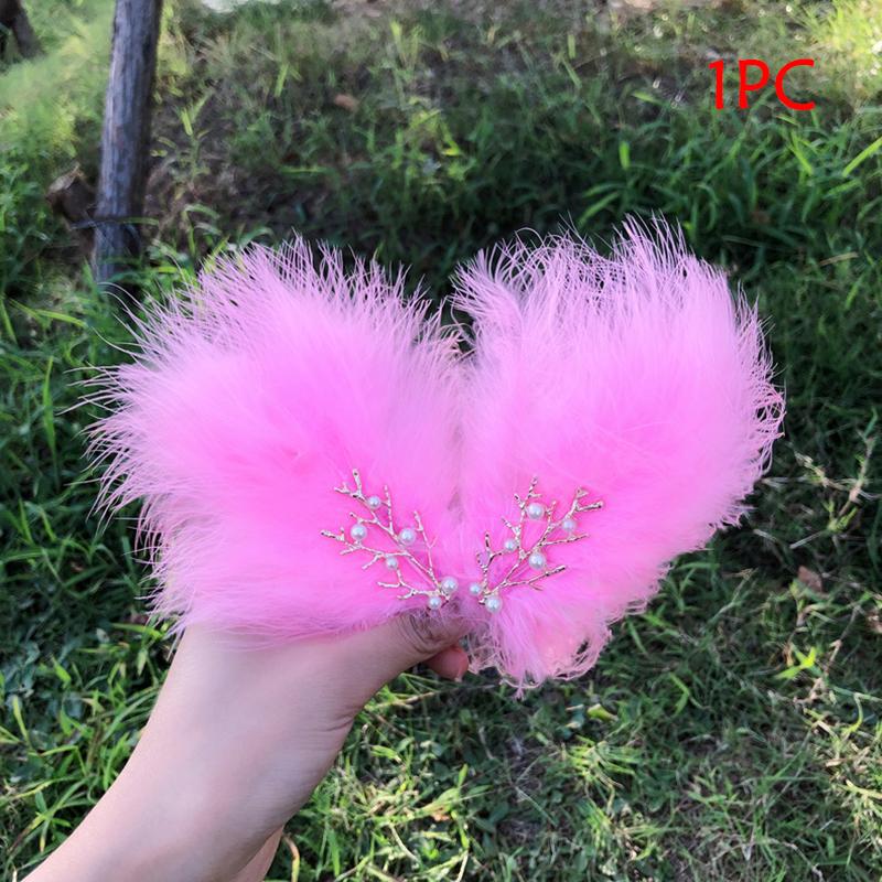 1 шт. Белое перо феи боковая заколка новая заколка для волос аксессуар для волос для девочки украшения для волос свадебная шпилька тиара заколки