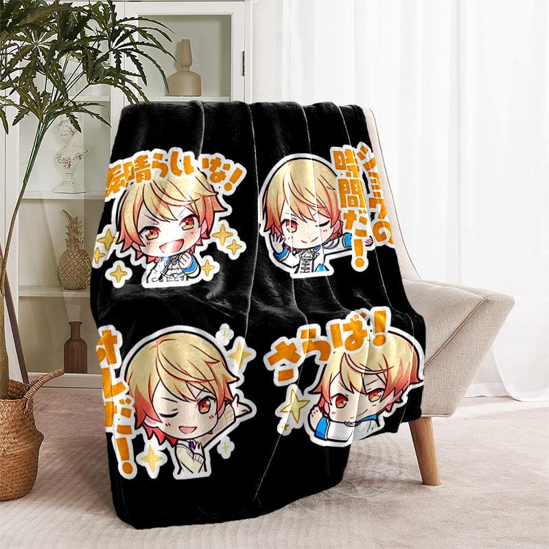1pc Blanket Tenma Tsukasa1 Print Design, Lightweight Blanket for Sofa, Bed- Soft &Warm, Gift for All Seasons like Christmas, Halloween