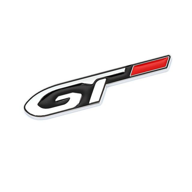 Металлические наклейки-эмблемы GT и GT LINE для моделей Kia