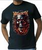 Мужская футболка Megadeath Hard Rock Череп Черная