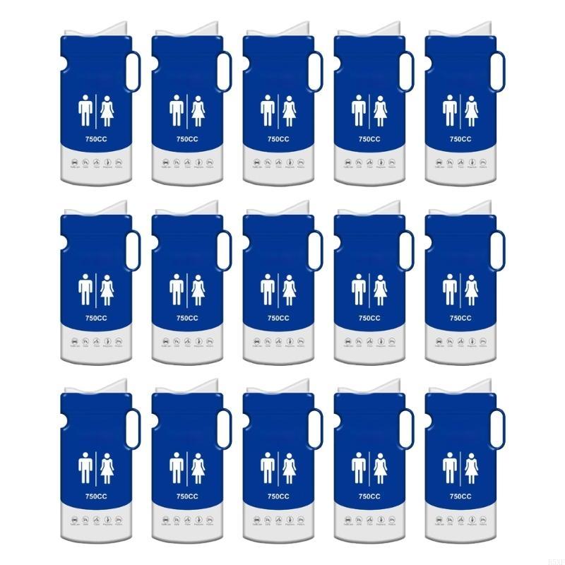 2025 New 15pcs Disposable Emergency Urinal Vomit Bag with Leakproof Seal Camping Pee Bag