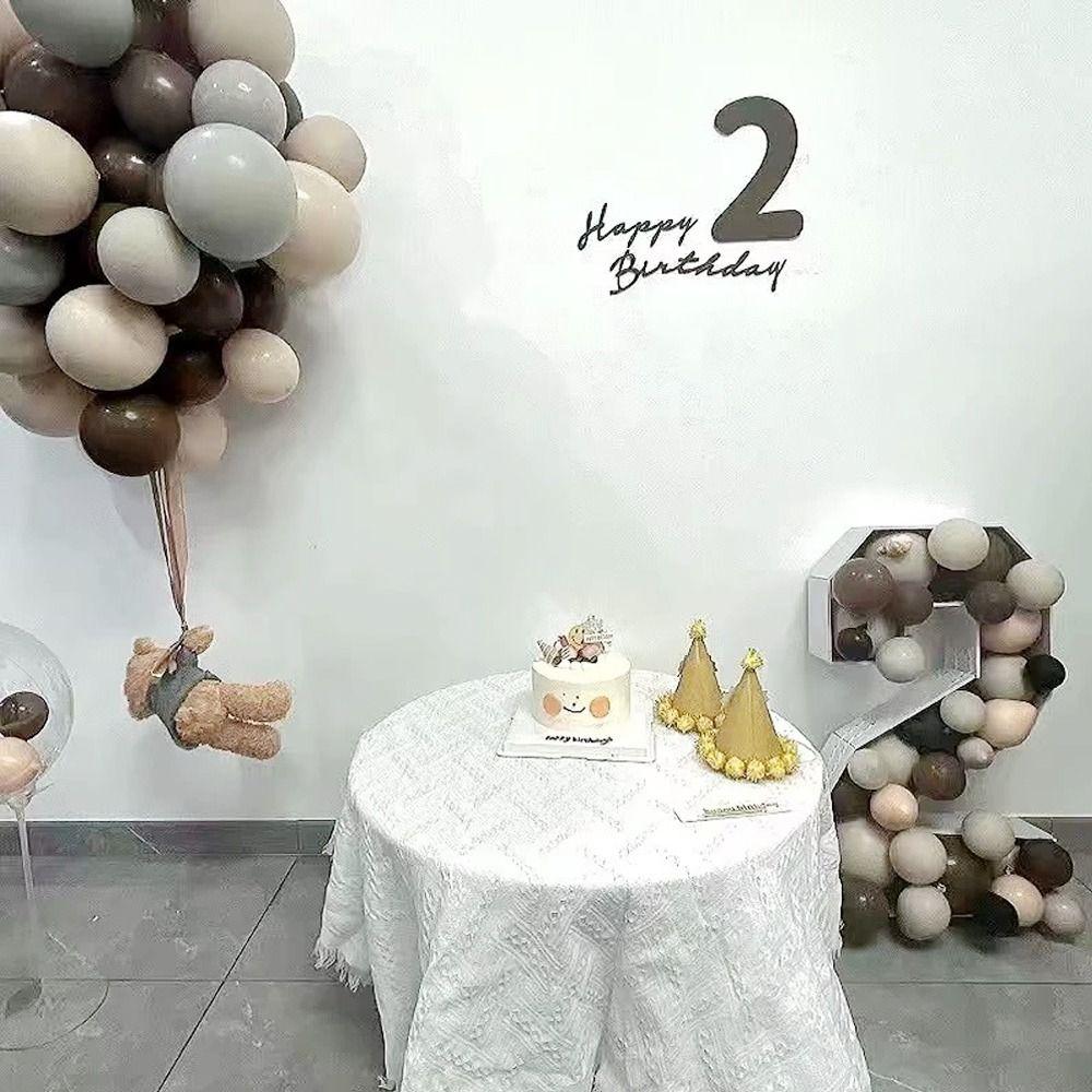 91.5CM Balloon Number Box Numbers 0-9 Marquee Balloon Frame Room Decoration 3D Standee  Baby Shower
