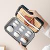 Business Gifts Light Luxury High-end Leather Bag Kung Fu Tea Set Outdoor Travel Car Express Cup Household Tea