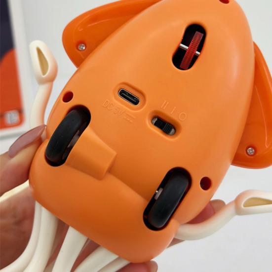 Танцующий Осьминог Игрушка со Светодиодной Подсветкой Музыкой Обходом Препятствий Осьминог