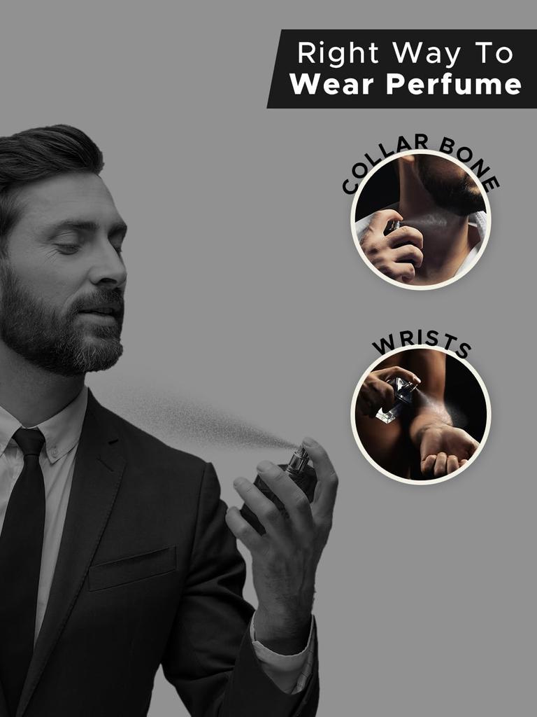 The Man Company Fresh Black Edt Духи для мужчин - 100 мл | Премиальный стойкий аромат-спрей для тела | Подарок для него