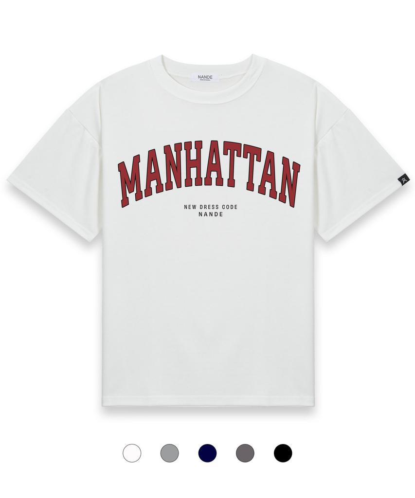NANDE Manhattan Oversized Printed Short Sleeve T-Shirt 5 Colors