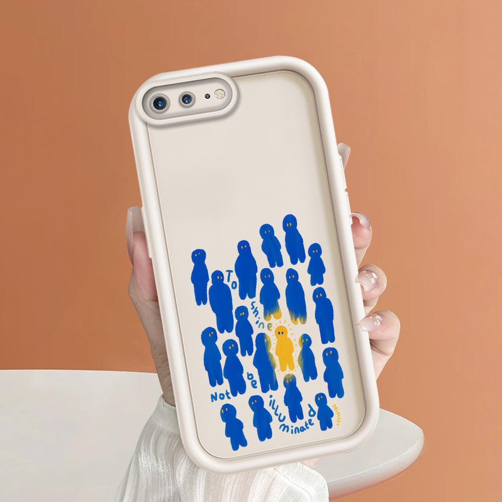 Чехол для телефона с рисунком синего рисунка и рисунком для iPhone Samsung Galaxy Xiaomi Redmi POCO HUAWEI Honor, противоударный резиновый чехол