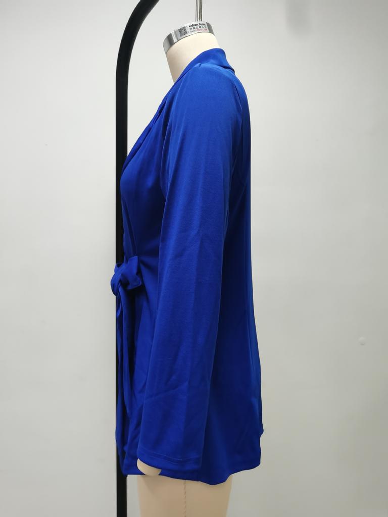 Женские осенние тонкие блейзеры, платья с длинными рукавами, бандажное платье-пиджак