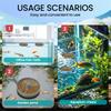 3D-печатная кормушка для пруда с рыбами, плавающая кормушка для аквариумных животных, многоразовый инструмент для кормления рыб
