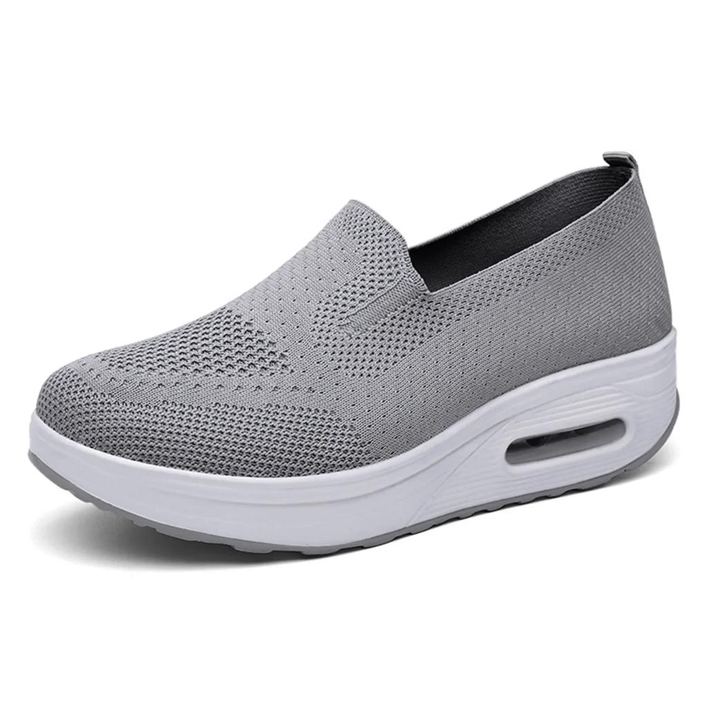 Модные женские повседневные кроссовки Slip on, дышащие, с сетчатым верхом, для бега, ходьбы, езды на велосипеде, вождения, Zapatos De Mujer