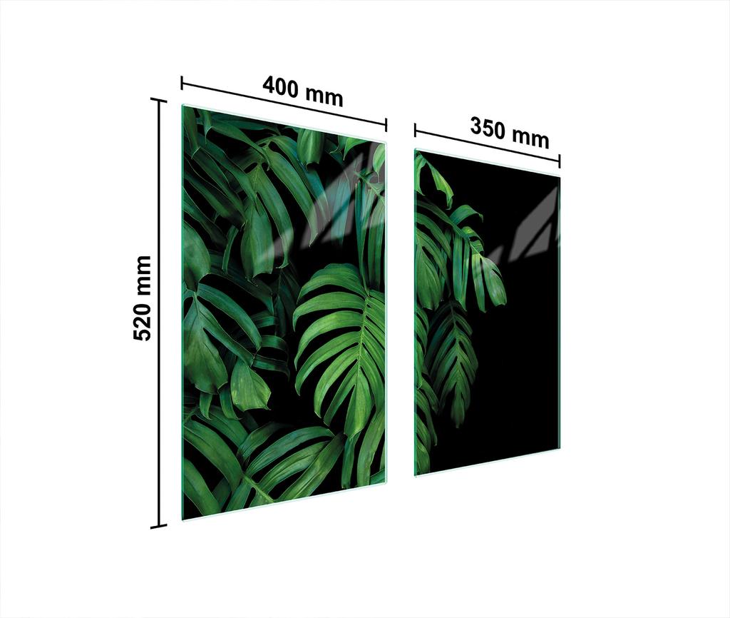 SZKLANA PŁYTA OCHRONNA NA KUCHENKĘ 75x52 MONSTERA