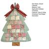 1/2Pcs Fabric Christmas Tree Advent Calendar with Pockets Handmade 24 Days Countdown To Xmas Wall Hanging Decoration Holiday Party Ornament