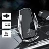 Smart Sensor Car Phone Wireless Charger 15W Fast Charging Auto-Clamping Car Phone Holder For Phone And All Enable